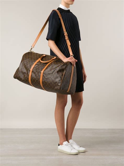 louis vuitton monogram keepall 60|keepall 55 with shoulder strap.